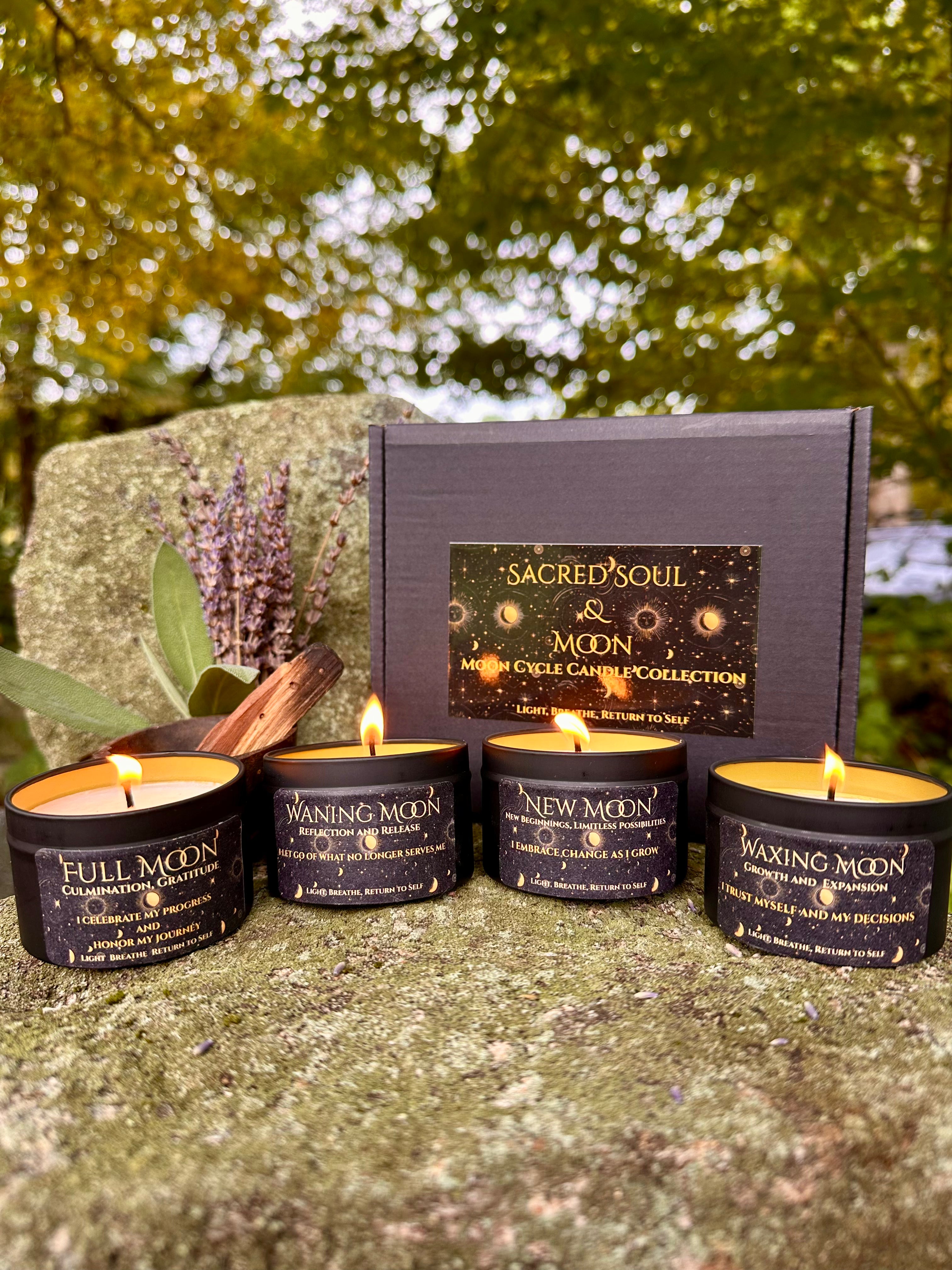 Moon Cycle Candle Collection